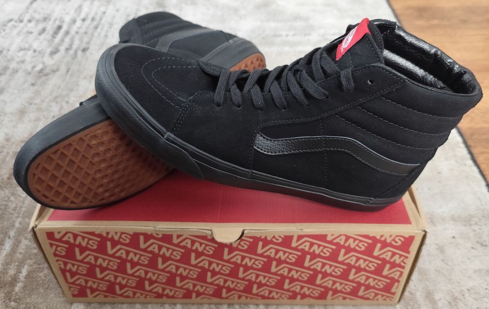 Buty tenisówki Vans Sk8 Hi VN000D5IBKA Black 45 29.5 cm
