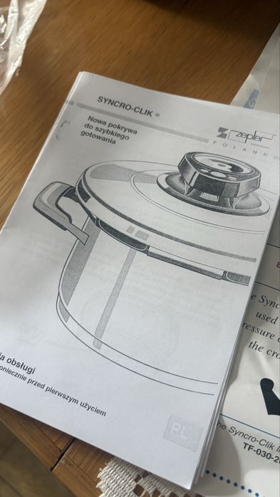 Pokrywa szybkowarowa Zepter Syncro-Clik 20 cm – Komplet