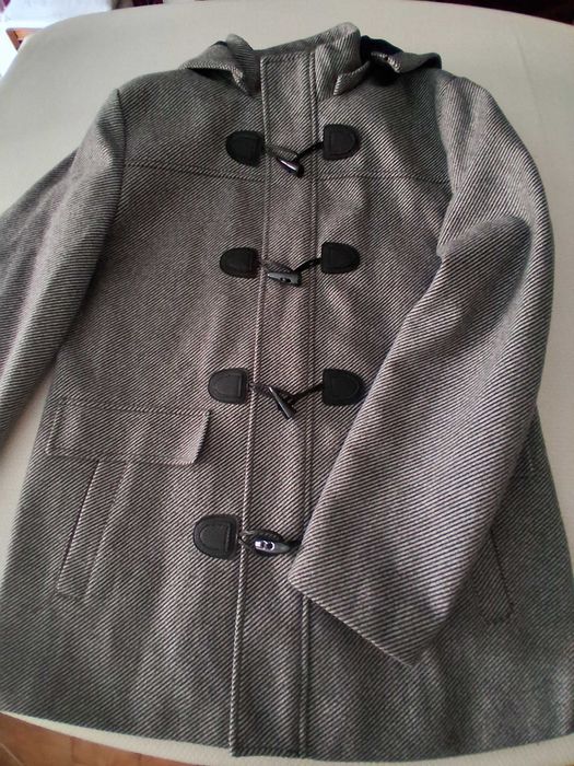 Unbranded coat, black/white, size L (shipping included)