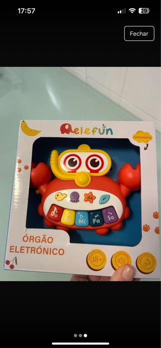 Brinquedo eletronico