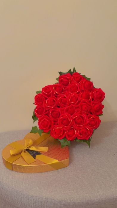 Arranjo de rosas perfumadas produto artesanal