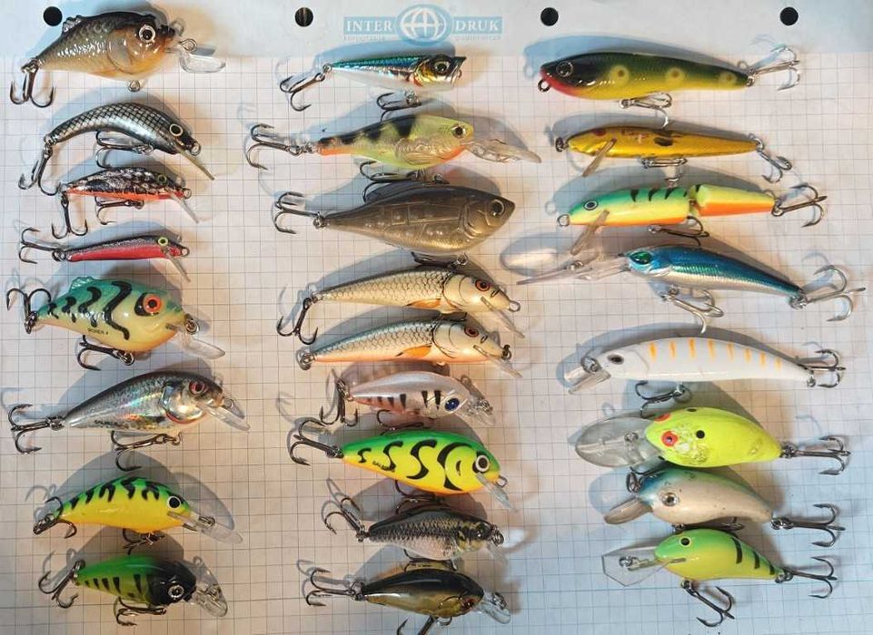 P. Salmo Boxer, Hornet, minnow Rapala, cykady i inne killery