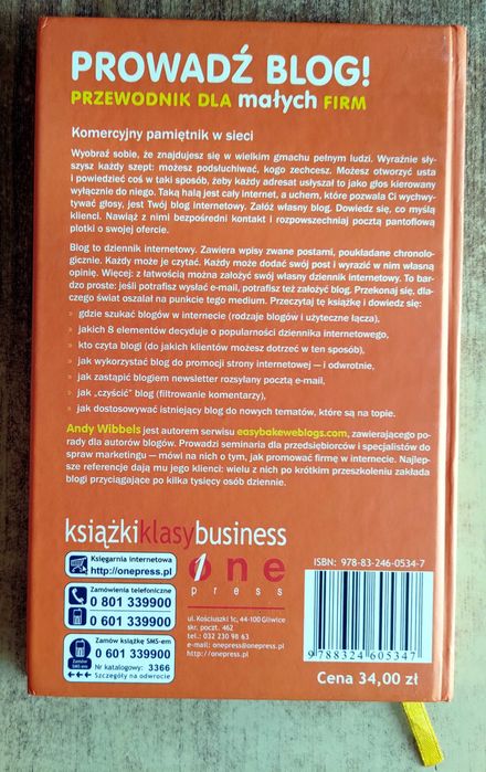 Prowadź blog! Przewodnik dla małych firm - Andy Wibbels