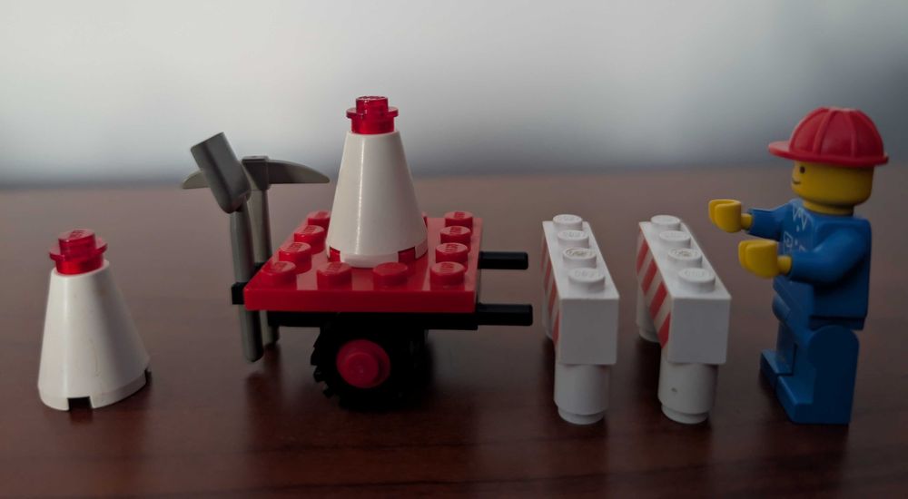 Lego 6606 Prace Drogowe Kompletny