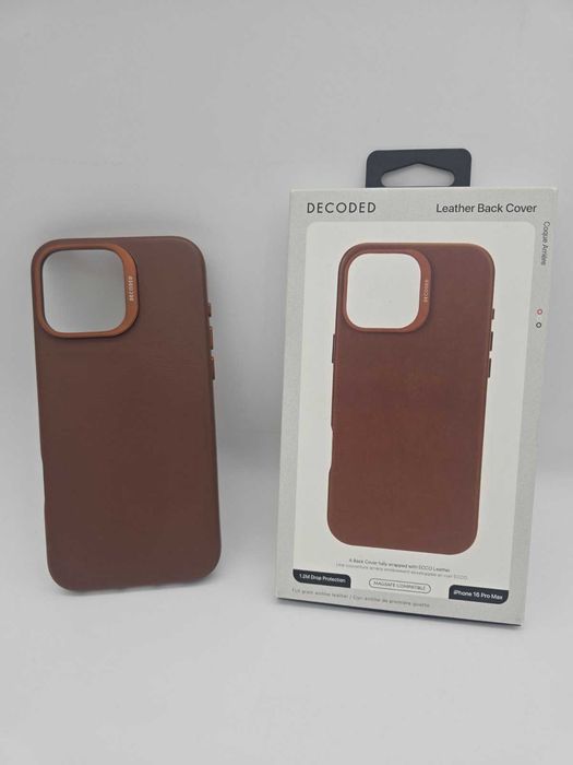 Case do telefonu DECODED Skórzany do IPhone 16 PRO Max