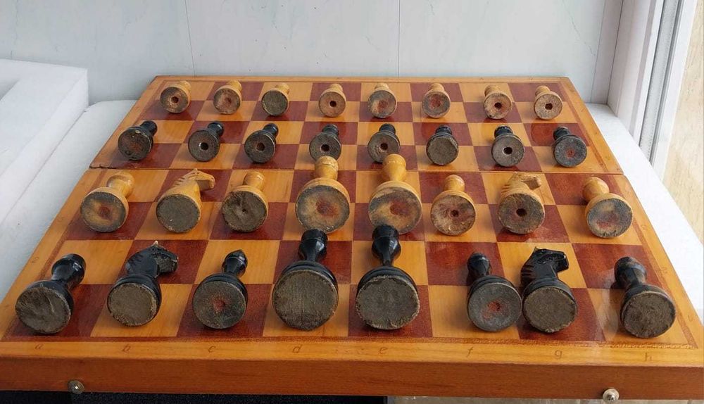 Шахматы СССР 50х50 деревянные