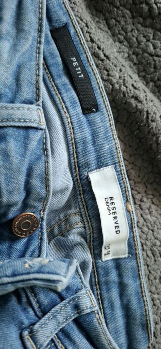 Jeansy damskie dżinsy rurki reserved S 36