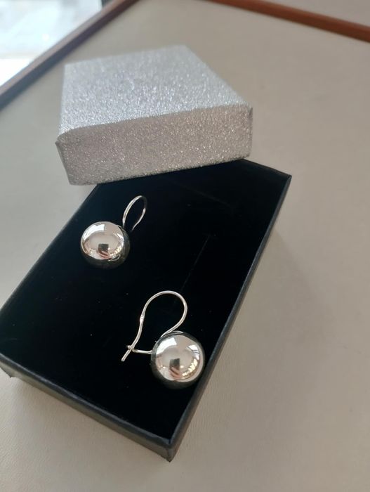 Kolczyki "Kule" srebro pr. 925