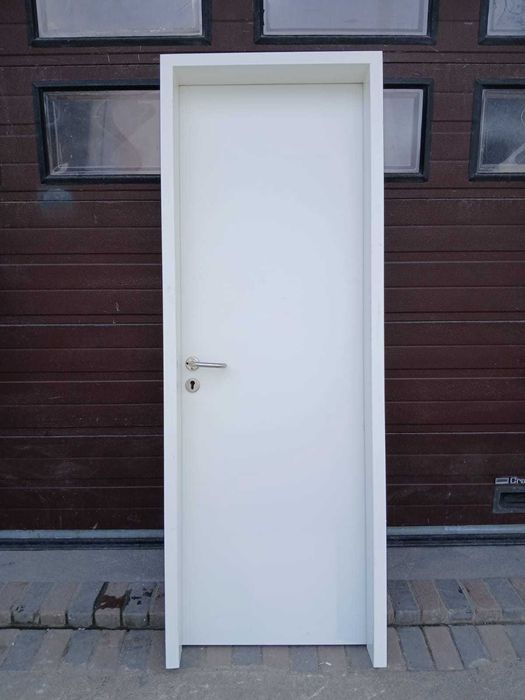 Drzwi wewnętrzne drewniane rama metalowa 78X214 wąskie DOWÓZ CAŁY KRAJ