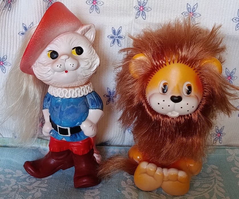 Резиновые куклы, игрушки времён СССР