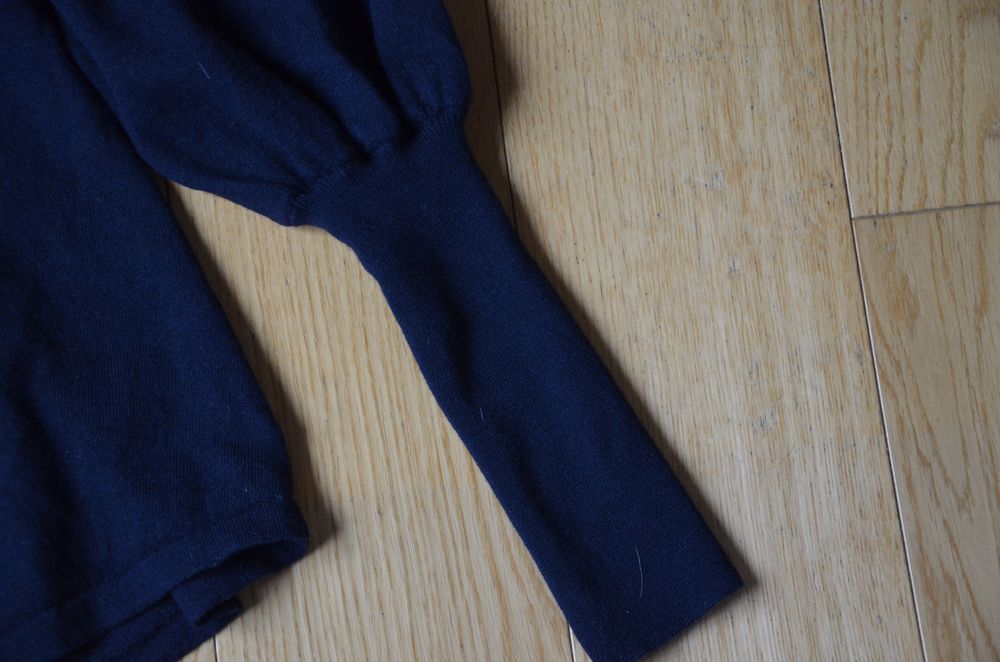 100% merino wool sweter damski granat ella&il r. M