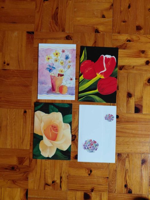 Postais de flores