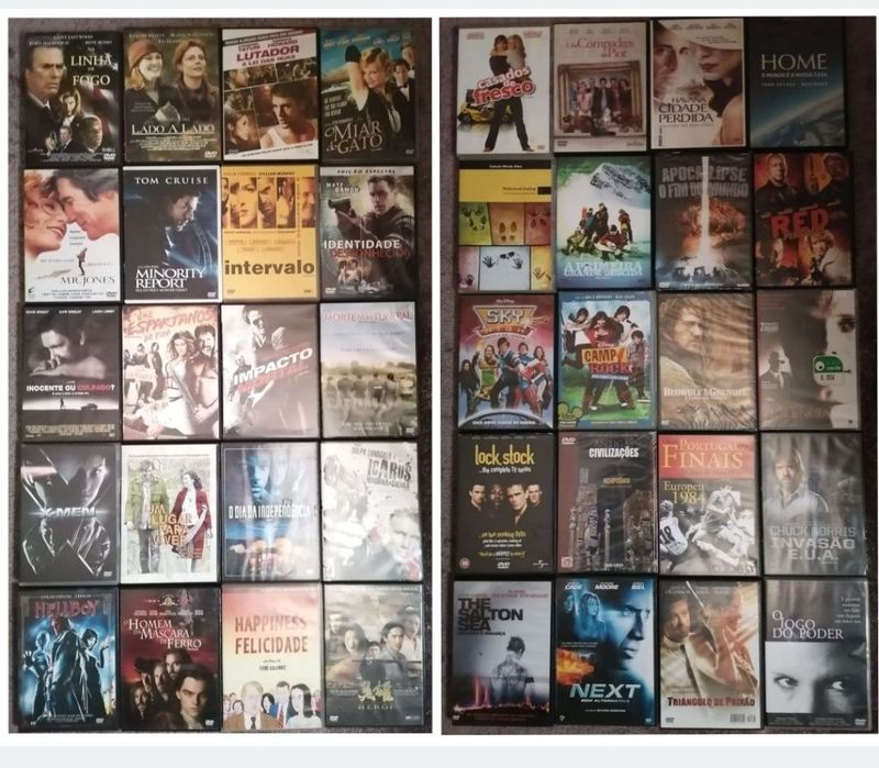 Lote 225 DVD'S Originais (LOTE 29)