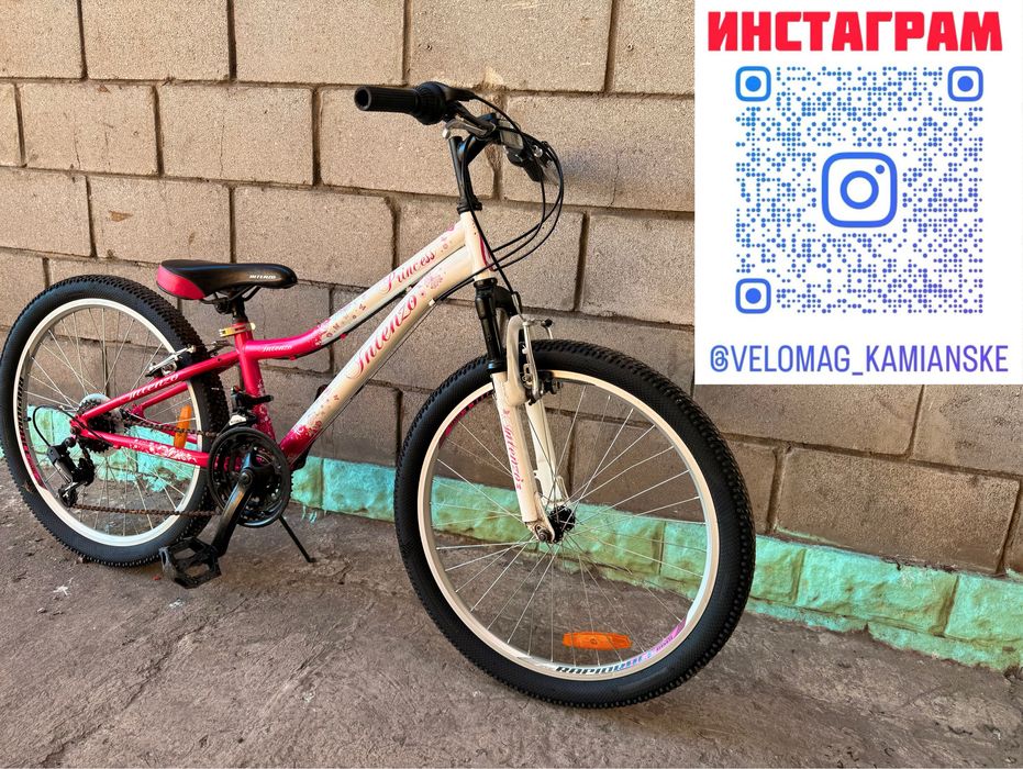 Велосипед Intenzo Princess Подростковый Колёса 24 Горный Отличный