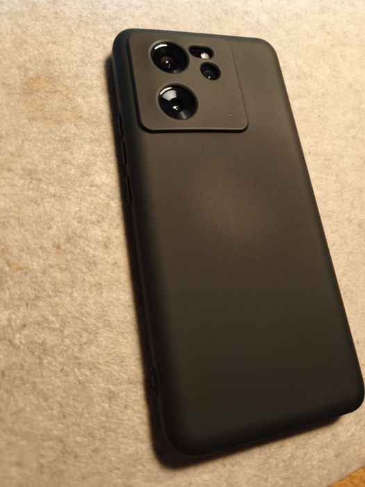 Capa silicone preta para Xiaomi 13T e 13T Pro