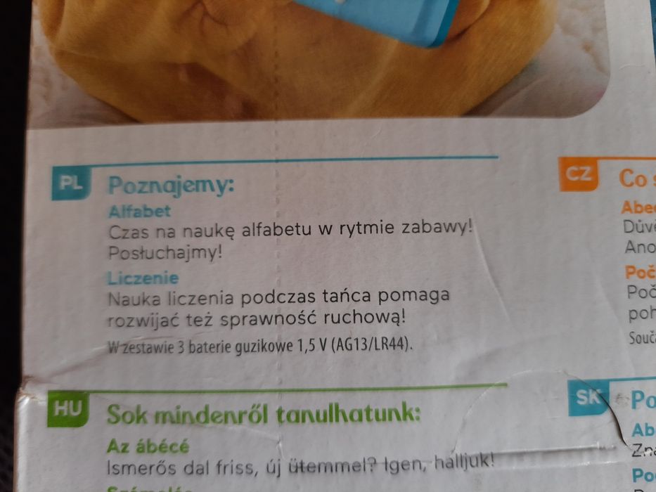 Fisher Prices pierwszy, interaktywny odtwarzacz muzyczny dla dziecka
