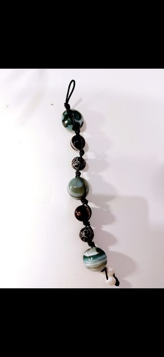 Pulseira de pedras verde