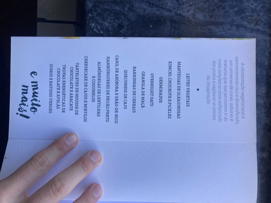 Livros de receitas - alimentação saudável e vegetariana