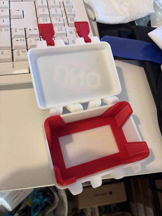 Caixa para guardar cartas UNO