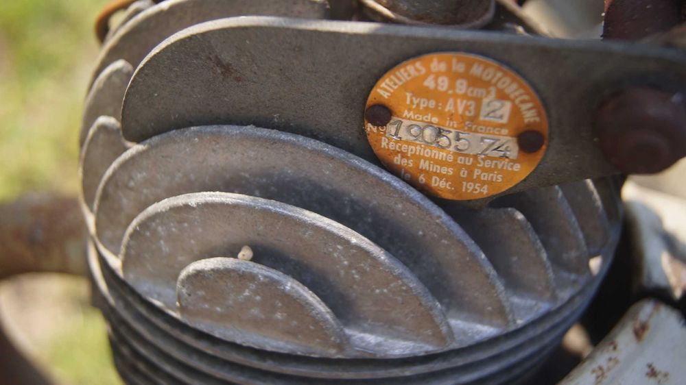 Mobylette 1954 Zabytkowy francuski moped nie Simson Komar motorower ...