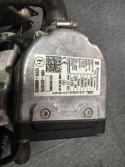 Автономка вебасто Eberspacher Webasto Sprinter 906 спринтер крафтер