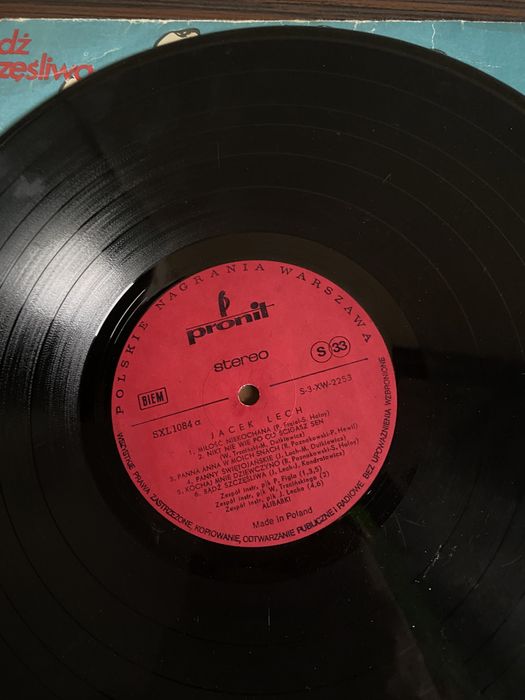 Płyta winylowa Jacek Lech „Badź szczęśliwa”