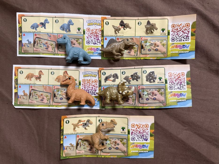 Kinder surprise natoons 2025 Кіндер сюрприз динозаври
