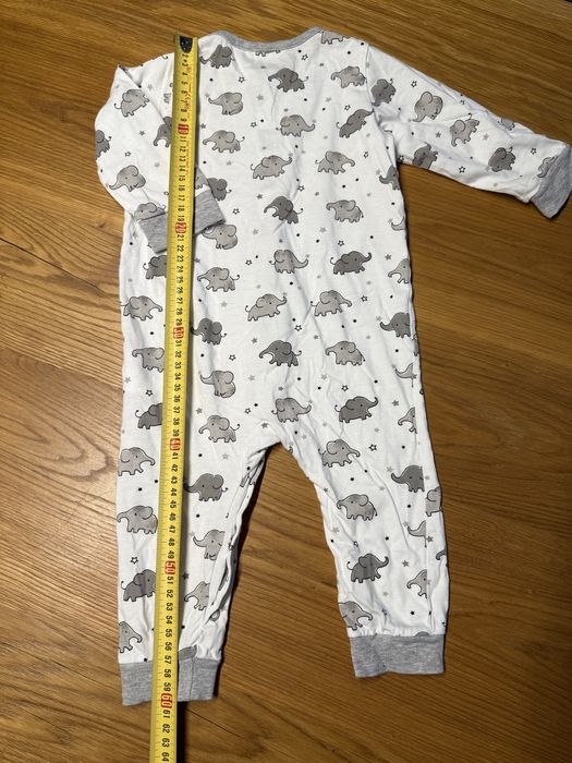 Piżamka pajacyk jednoczęściowy bez stóp h&m