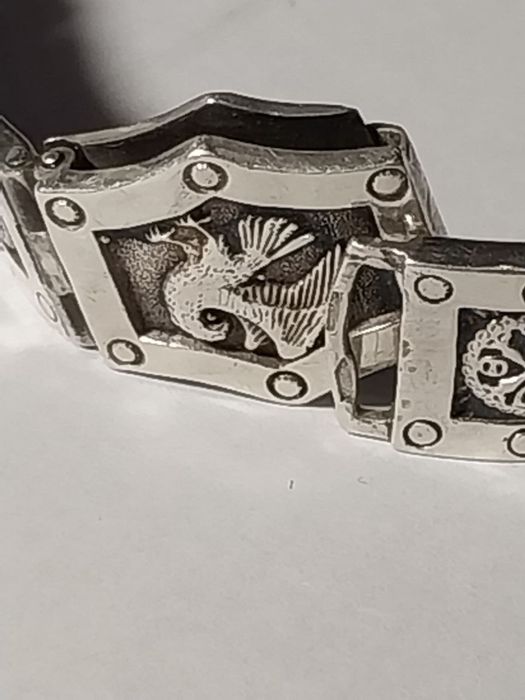 Браслет серебряный Георгий Победоносец