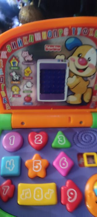 Інтерактивна іграшка комп'ютер.Ноутбук Fisher Pricе рос./ англ.