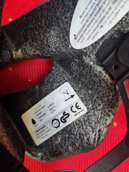 Dziecięcy Kask. Rowerowy niebieski biały dla Dzieci Dziecka