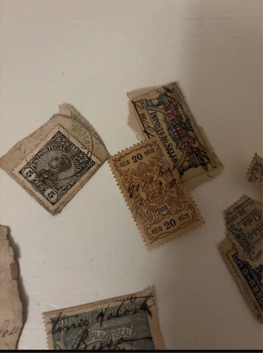 Selos antigos com mais de 100 anos