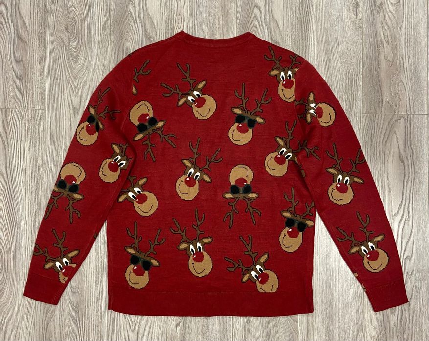 George L Мужской Свитер l george новогодний олененок олень акриловый