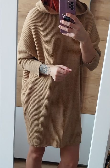 Sweter długi sukienka