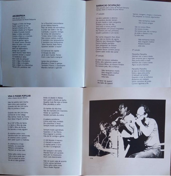 José Afonso	- - - - -		Enquanto Há Força	- - - - -	CD