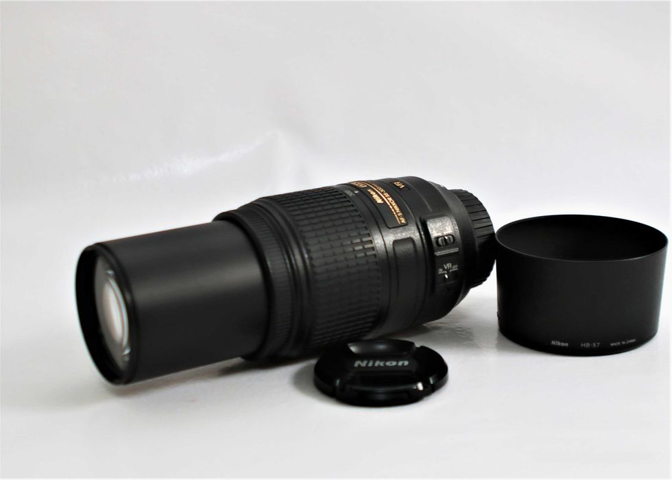 Lente Nikon AF-S 55-300mm DX ED G VR a funcionar na perfeição