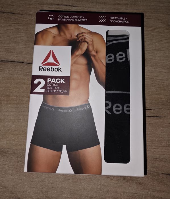 Nowy 2 pack bokserek Reebok rozm. L