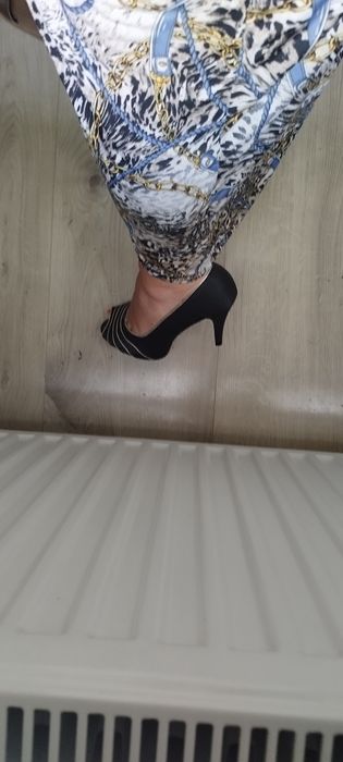 Buty, czulenka, szpilki czarne 41