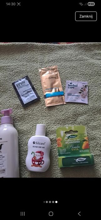 Zestaw do pielęgnacji ciała.