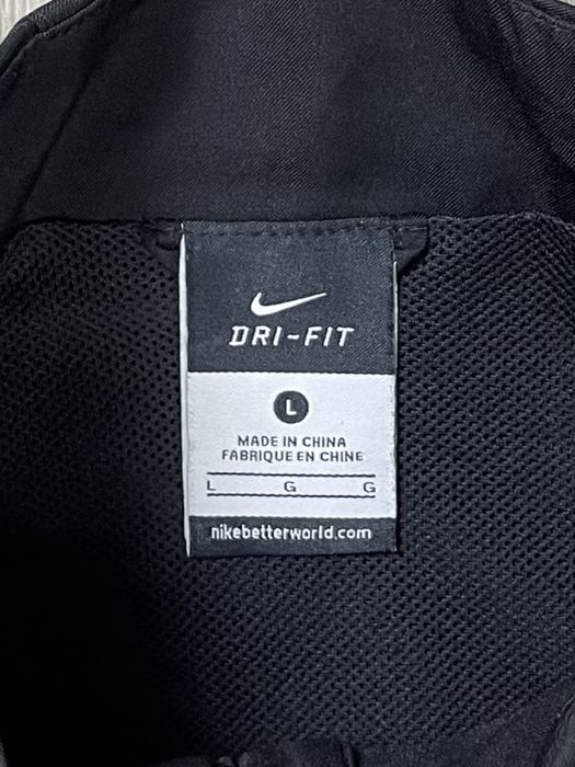 Nike dri-fit кофта олимпийка L размер спортивная черная