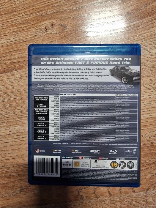 Fast Furious Szybcy I Wściekli 7 movie blu-ray