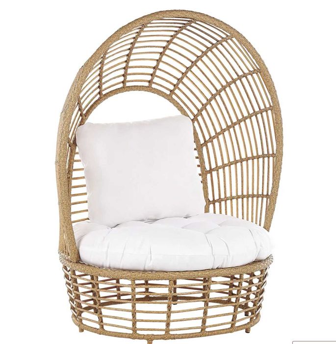 Fotel ogrodowy LIDO Rattan Beżowy