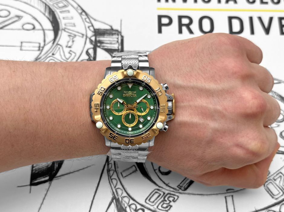 Годинник Invicta 47183 Subaqua POSEIDON Gold 50 mm. 100 MT.
