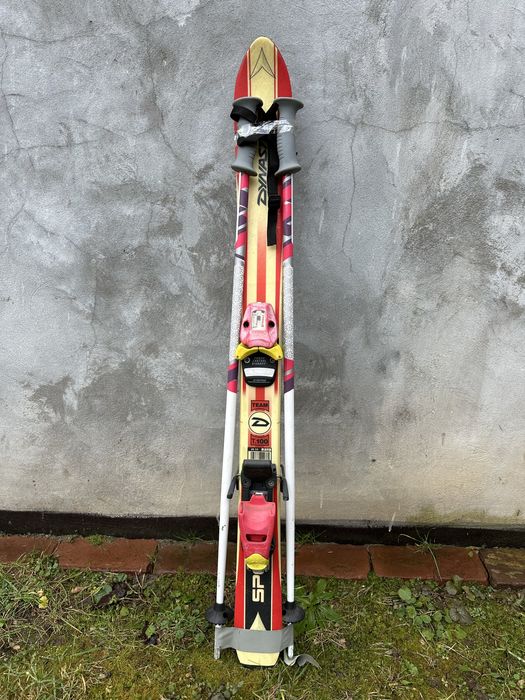 Narty dziecięce Dynastar Team 100 cm + kijki