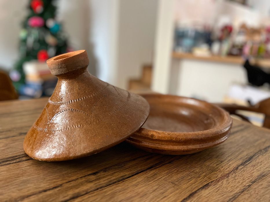 Tajin Marroquino em Barro Artesanal. Novo & original