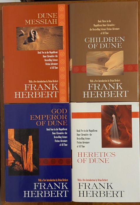 Livros da série Dune (2/3/4/5)