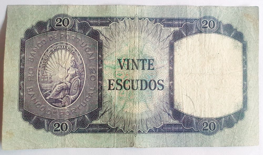 Nota 20 escudos de 1960