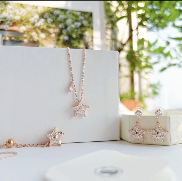 Сережки та кулон Swarovski оригінал