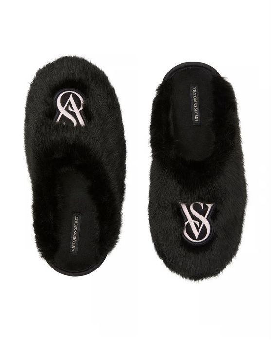 Розкішні плюшеві тапочки із закритим носком VS