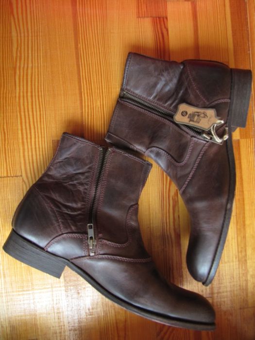 Нові, кожані сапоги H by Hudson (Португалія, 30.5 см)